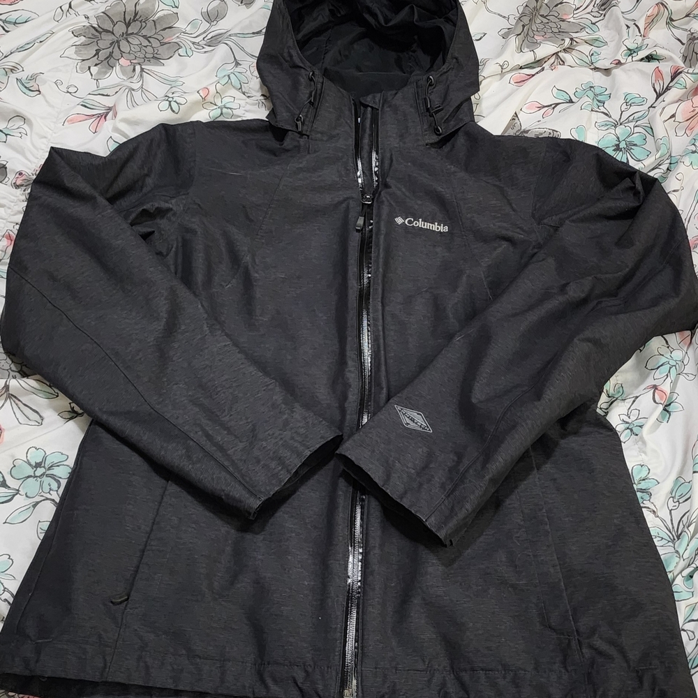 Columbia Black Hooded Jacket